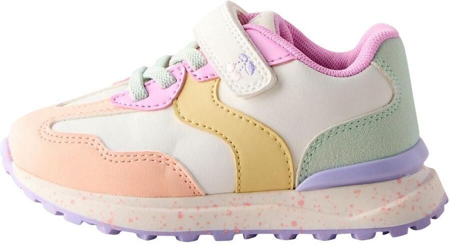 Next Meisjes Sneakers met klittenbandsluiting en elastische veters Wit