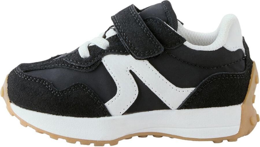 Next Meisjes Sneakers met klittenbandsluiting en elastische veters Zwart