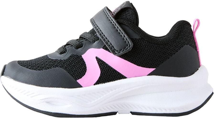 Next Meisjes Sneakers met klittenbandsluiting en elastische veters Zwart