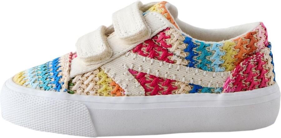 Next Meisjes Sneakers met klittenbandsluiting en brede pasvorm (G) Rood