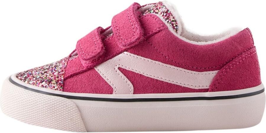 Next Meisjes Sneakers met klittenbandsluiting en brede pasvorm (G) Roze