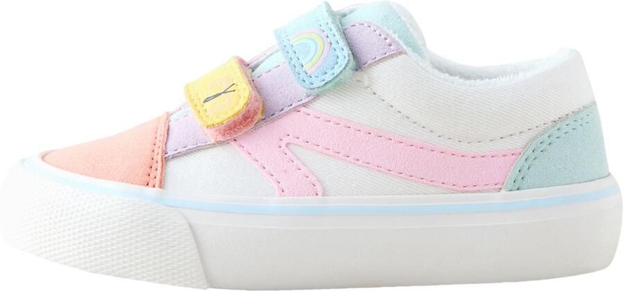 Next Meisjes Sneakers met klittenbandsluiting en brede pasvorm (G) Wit