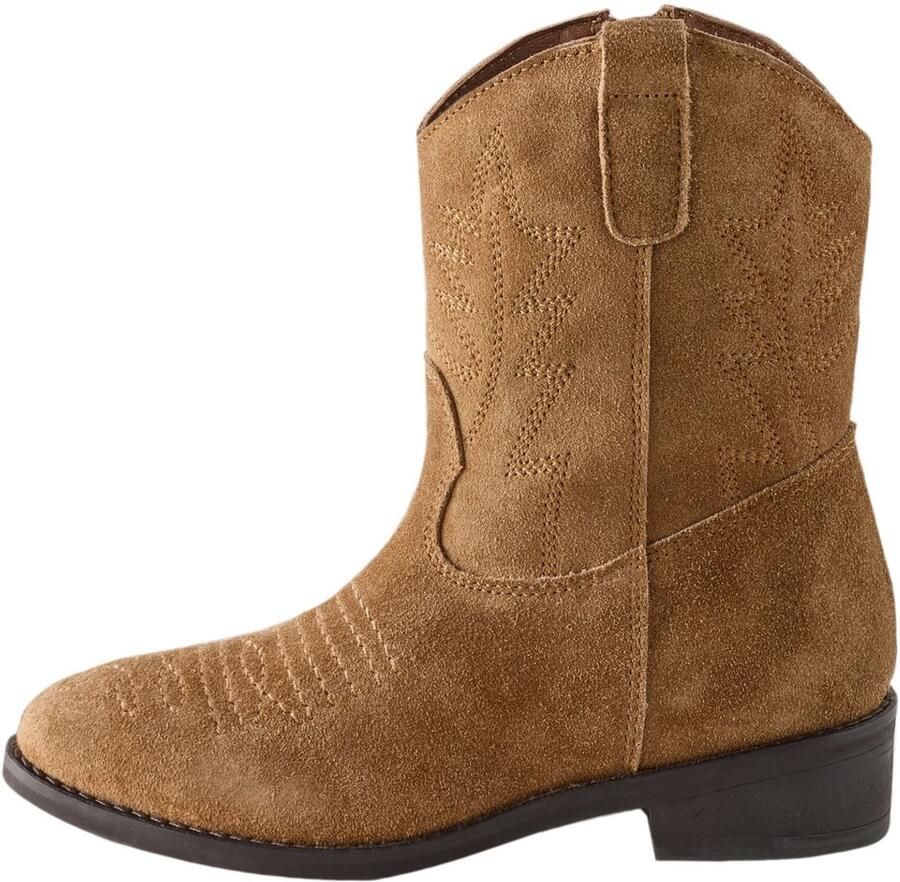 Next Meisjes Suède cowboylaarzen Bruin