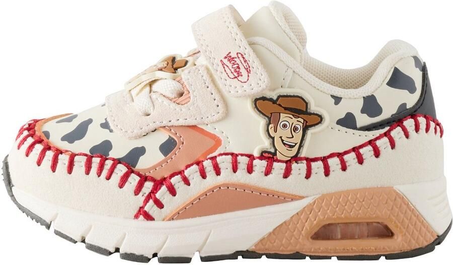 Next Meisjes Toy Story bubbelsneakers met elastische veters en klittenbandsluiting Crème