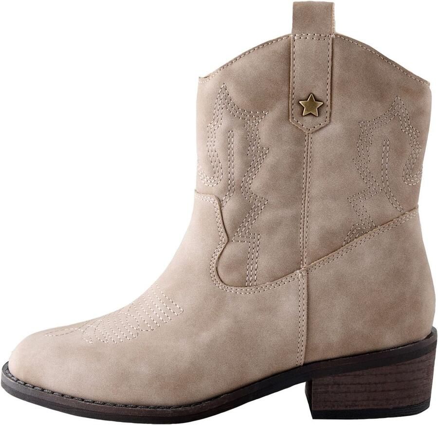 Next Meisjes Western enkellaarzen Naturel