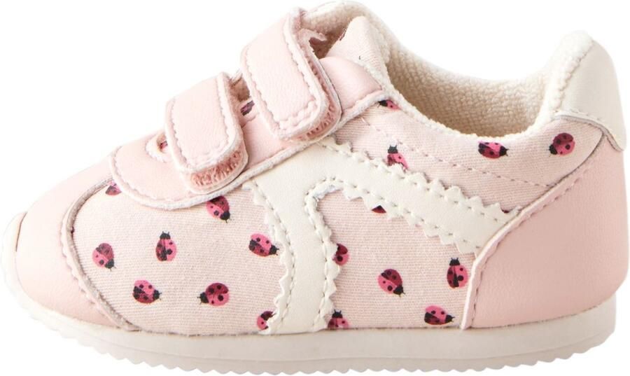 Next Pasgeboren unisex Babysneakers met klittenbandsluiting Roze