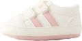 Next Pasgeboren unisex Babysneakers met klittenbandsluiting Wit - Wit/Roze
