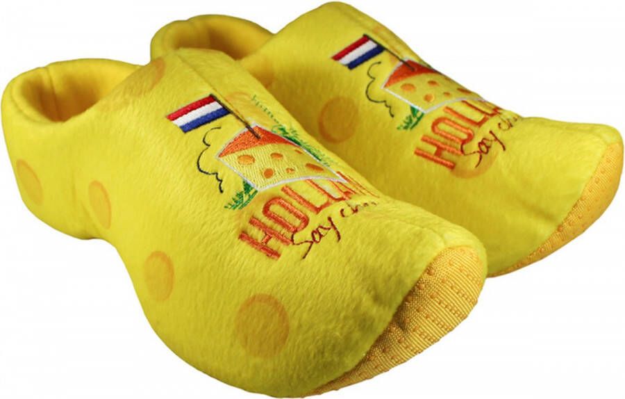 Nijhuis Klomppantoffel Divers art. SLxxxx Geel Say Cheese SL0243