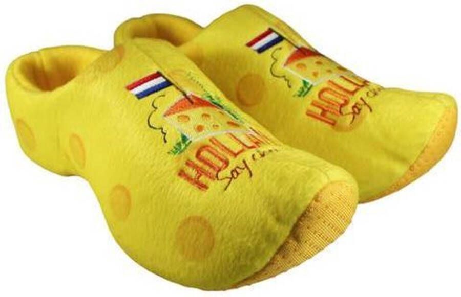 Nijhuis Klomppantoffel Divers art. SLxxxx Geel Say Cheese SL0243