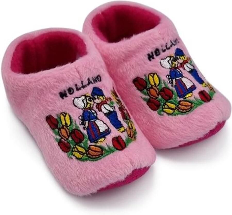 Nijhuis Babyslofjes Klompslofjes Roze Kuspaar Typisch Hollands Holland gift