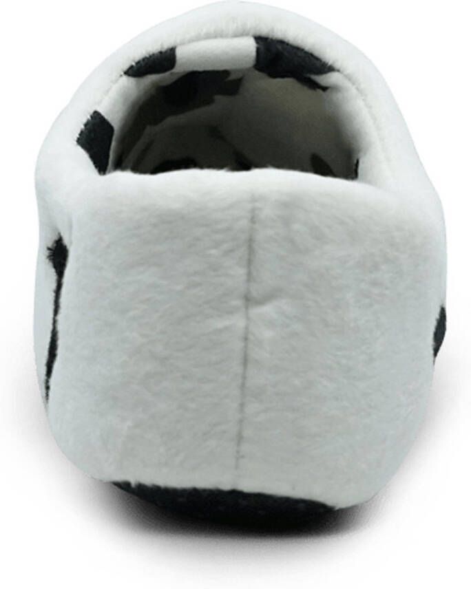 Nijhuis klomppantoffel zwart wit koe - Foto 2