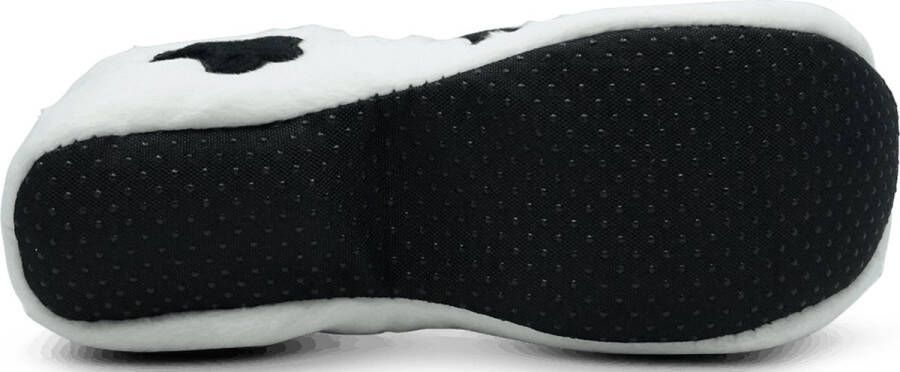 Nijhuis klomppantoffel zwart wit koe - Foto 5