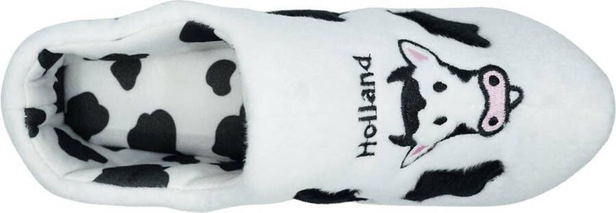 Nijhuis klomppantoffel zwart wit koe - Foto 8