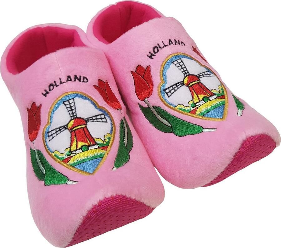 Nijhuis Klomppantoffels Klompsloffen Roze dames sloffen - Foto 2