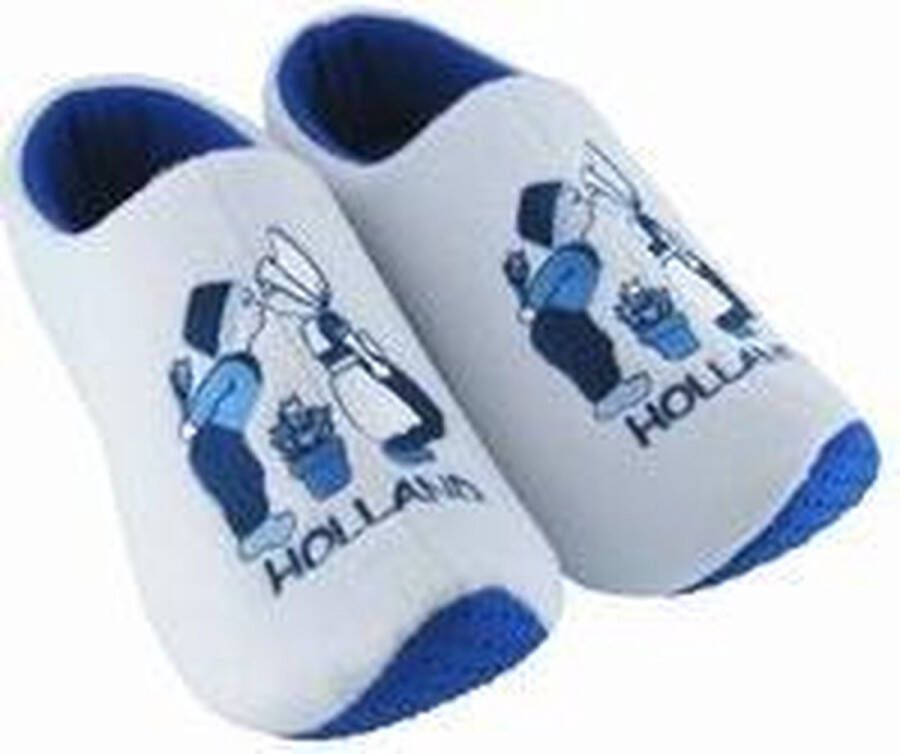 Nijhuis Klompslof Delfts Blauw kussend paartje