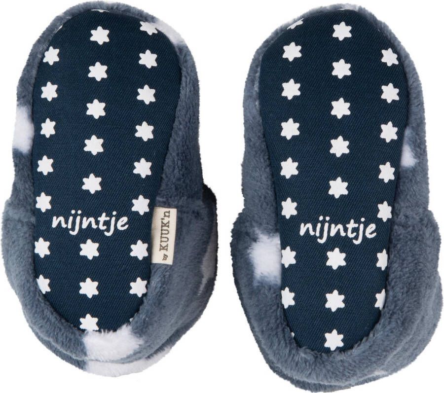 Nijntje fleece babyslofjes blauw sterren - Foto 3