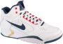 Nike Air Flight Lite Mid White Midnight Navy University Red Schoenmaat 38 1 2 Sneakers DJ2518 102 - Thumbnail 8