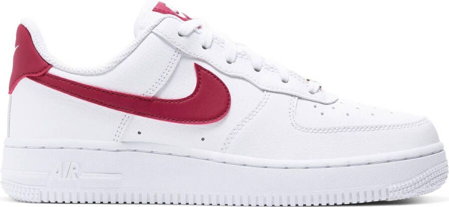 Nike Air Force 1 '07 Dames Sneakers White Noble Red White