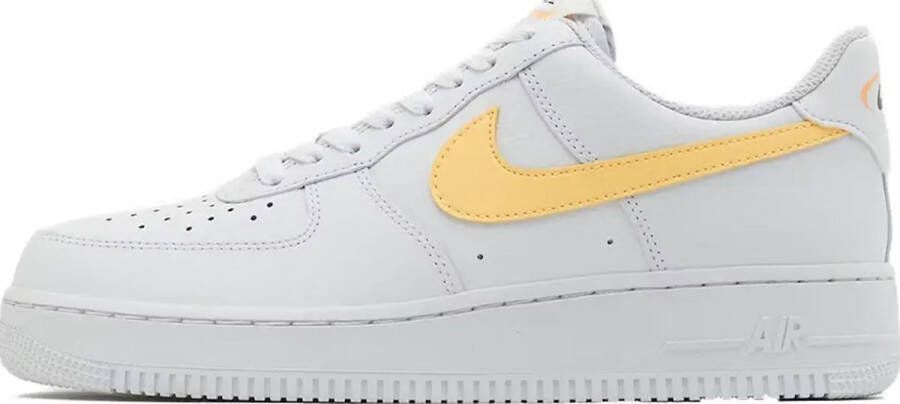 Nike Air Force 1' 07 Dames Sneakers Wit Oranje