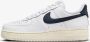 Nike Air Force 1 '07 Flyease \ White Vintage Sail Navy Sneakers - Thumbnail 7