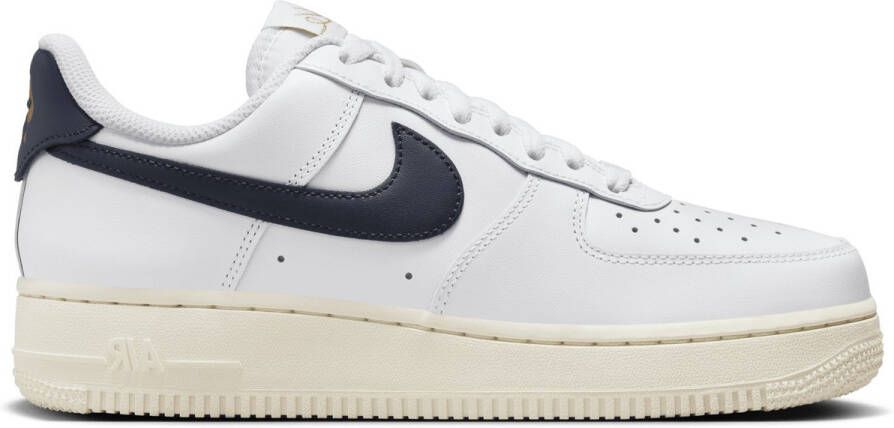 Nike Air Force 1 '07 Flyease \ White Vintage Sail Navy Sneakers