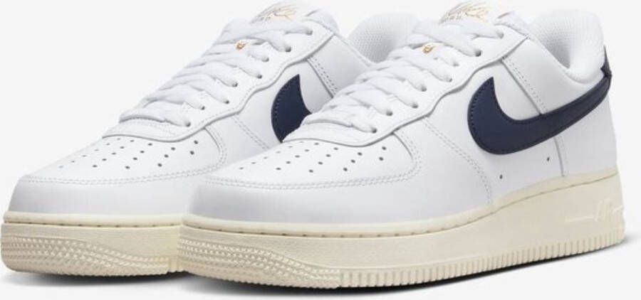 Nike Air Force 1 '07 Flyease \ White Vintage Sail Navy Sneakers Dames
