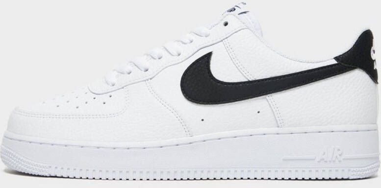 Nike Air Force 1 '07 Heren Sneaker Wit Zwart Doos Zonder Deksel - Foto 2