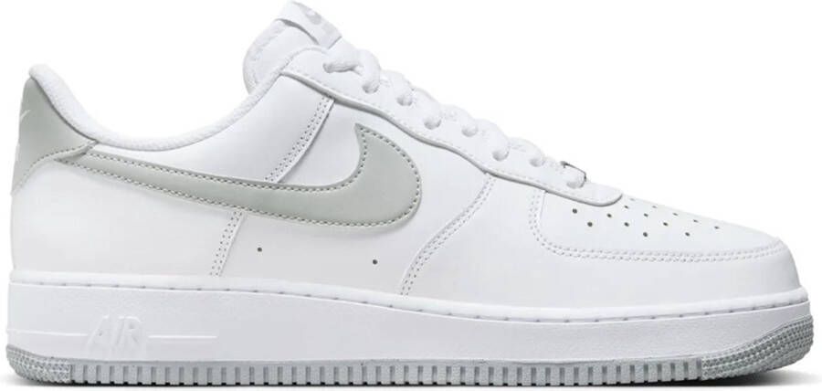 Nike Herenschoen Air Force 1 '07 White White Light Smoke Grey- Heren White White Light Smoke Grey