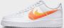 Nike Air Force 1 '07 Low 'Spray Paint Swoosh White Safety Orange'- FJ4228-100 wit oranje sneakers laag - Thumbnail 3