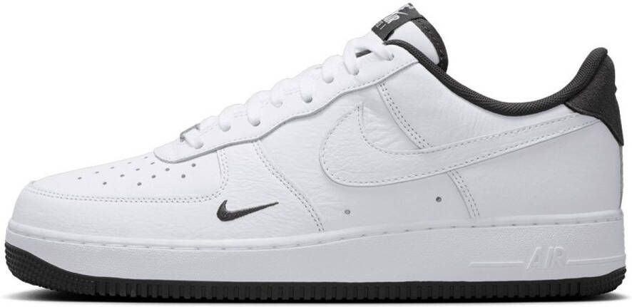 Nike Air Force 1 '07 LV8 Mini Swoosh Pack White Anthracite Sneakers Unisex Antraciet Wit
