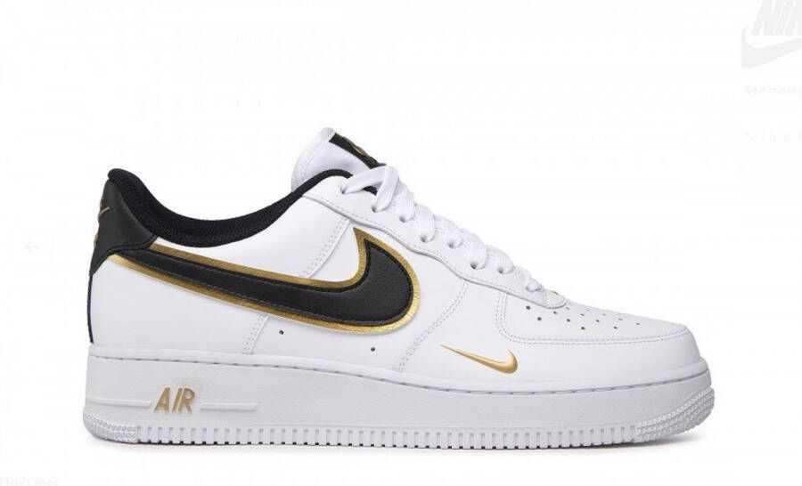 Nike Air Force 1 '07 LV8 Herenschoen White Metallic Gold White Black Heren