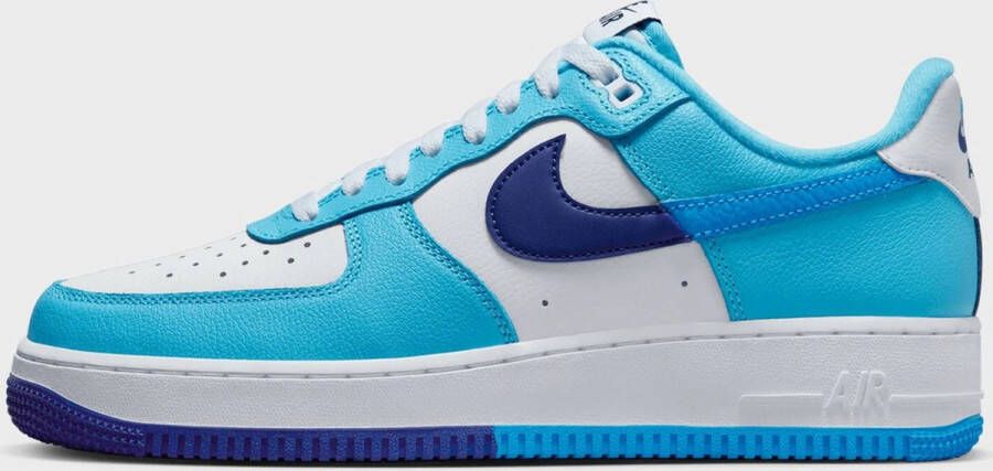 Nike Air Force 1 ´07 LV8 Sneakers Mannen White Lt Photo Blue Deep Royal Blue