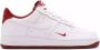 Nike Air Force 1 '07 LV8 White Team Red Sneakers Unisex Wit Rood - Thumbnail 1