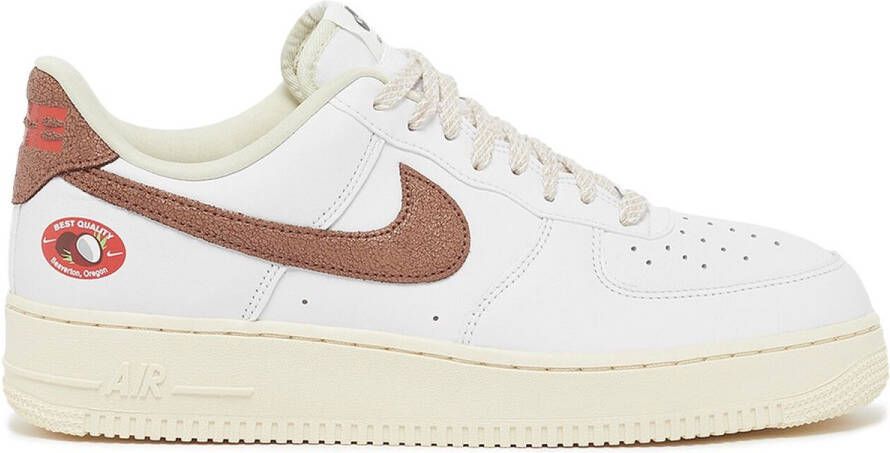 Nike Air Force 1 Low White Coconut Sneakers Dames DOOS ZONDER DEKSEL