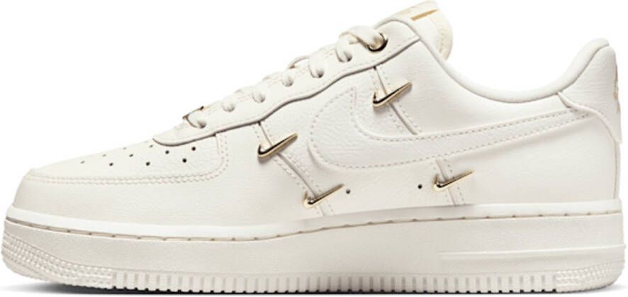 Nike Air Force 1 '07 LX Limited Edition Damesschoen Wit Goud Leer