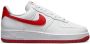 Nike Air Force 1 '07 Next Nature Wit Rood Sneakers Dames Doos Zonder Deksel - Thumbnail 1