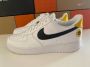 Nike Air Force 1 '07 Lv8 White Black Dark Sulfur Opti Yellow Schoenmaat 39 Sneakers DM0118 100 - Thumbnail 5