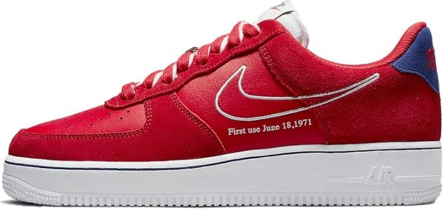 Nike Air Force 1 '07 LV8 Herenschoen University Red Deep Royal Blue Sail White Heren