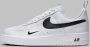 Nike Herenschoenen Air Force 1 '07 LV8 White White Black- Heren White White Black - Thumbnail 4