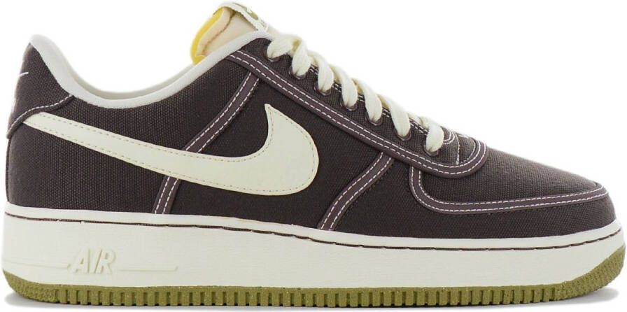Nike Air Force 1 07 Premium Sneakers Schoenen Canvas Baroque-Bruin CI9349