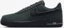 Nike Air Force 1 '07 Rubber Swoosh Sneakers Unisex Anthracite Zwart - Thumbnail 1