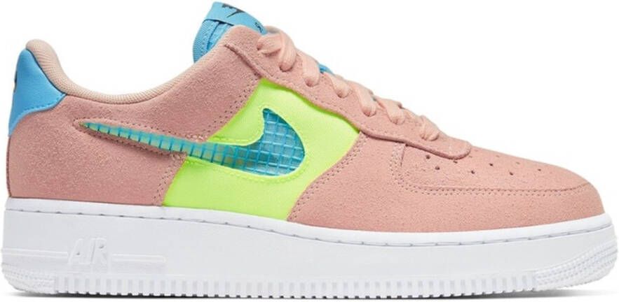 Nike Air Force 1 '07 SE Dames Sneaker Roze Groen doos zonder deksel