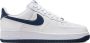 Nike Air Force 1 '07 LV8 Dames White White Midnight Navy- Heren White White Midnight Navy - Thumbnail 5