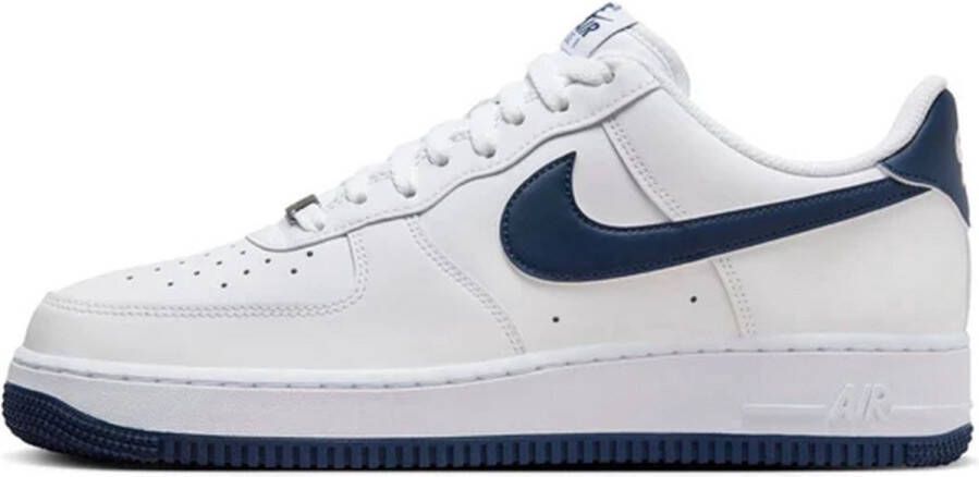 Nike Air Force 1 '07 LV8 Dames White White Midnight Navy- Heren White White Midnight Navy