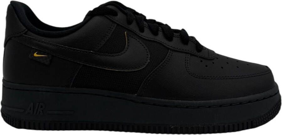 Nike herenschoen Air Force 1 '07 Black Dark Smoke Grey University Gold- Heren Black Dark Smoke Grey University Gold