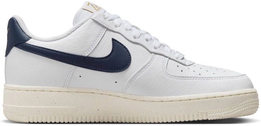 Nike Air Force 1 '07 Sneakers Unisex Wit Blauw