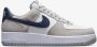 Nike Air Force 1 Low '07 Light Smoke Grey Midnight Navy FD9748 - Thumbnail 1
