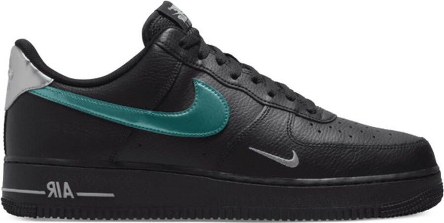 Nike Air Force 1' 07 Sneakers Zwart Blue Lightning