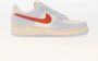 Nike Air Force 1 Low '07 Lichtblauw Gebroken Wit Oranje Sneakers - Thumbnail 3