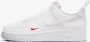 Nike Air Force 1 '07 White University Red Sneakers Mannen Wit Rood Doos zonder deksel - Thumbnail 7
